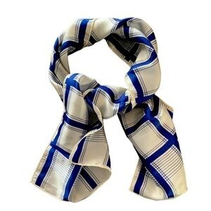 Echo New York Navy and White Window Pain Scarf